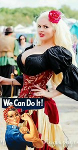 We are OPEN! Bodacious Bodices & Wenches at Florida Renaissance Festival - March 3rd and 4th - Behind every good man is a wench in the trench. Wenches Weekend celebrates the women of the Renaissance with hourglass curves and firey attitudes who can go toe-to-toe with their male counterparts. | The Florida Renaissance Festival
