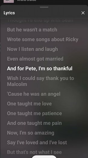 Thank you, next Arianna Grande lyrics.#ariannagrande #lyrics #singalong