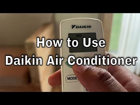 Daikin Air Conditioner - How to Use