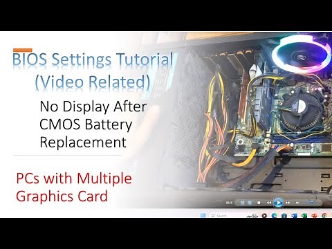 Troubleshooting Display Issues after Changing CMOS Battery | Fixing BIOS Settings