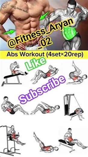 Perfect Six-pack Exercise by @Fitness_Aryan_02 #shortvideo #gym #fitneess #viral #aryan