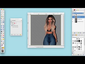 IMVU Shadow Tutorial Using GIMP!