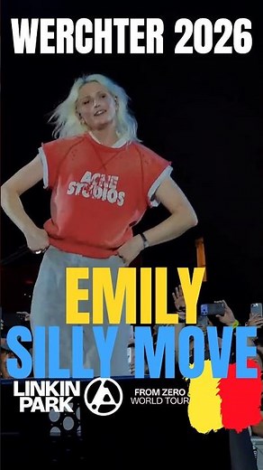 Emily Silly Dance Move- Two Faced live at Werchter Parklife 2026| LINKIN PARK #linkinpark #shorts