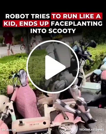 #CaughtOnCamera This human-like AI robot walks, runs, and even dances like a small child smooth, balanced, and almost too real. But during a recent demo, things took a comic turn when it tried to run… - NewsBreak