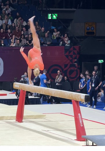 Ruby Evans Beam - British Championships 2026