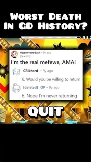 The WORST Fail In GD😲? #geometrydash