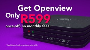 You will never change your mind because #Openview gives you MORE for LESS. 18 📺 channels 9 📻 stations ☝️- off fee ⛔ monthly payments ✨ Endless entertainment 🛒 🛒Shop today @PEP @Game @Makro @Checkers @PnP and online @Takealot #GetFreeStayFree | e.tv