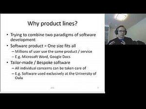 What is a software product line? - L01