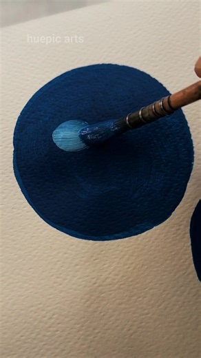 huepic arts on Instagram: "Easy flower painting idea 💙🌼 #art #painting #flowerpaintings #huepicarts"