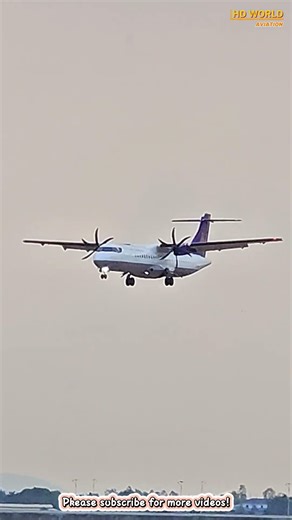 Smooth Turboprop Landing Technique #aviation #airplane #landing