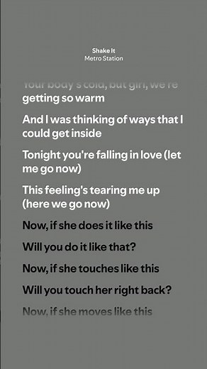 Shake It - Metro Station (Lyrics)