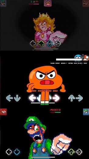 Oh God NO, Why Won't You Die, I Hate You - Friday Night Funkin vs Mario (FNF Oh God No All Version)