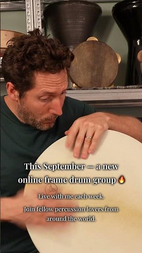 Study Frame Drum Online | New Online Frame Drum Group Opens This September