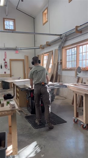 Millwork Monday 🤩 greetings from our Rockport Shop. Hope everyone has a great start to their week! #hayrunner #maine #designbuild #millwork #shop | Hay Runner