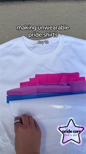 DIY Pride Shirt for Bisexuals & WLW