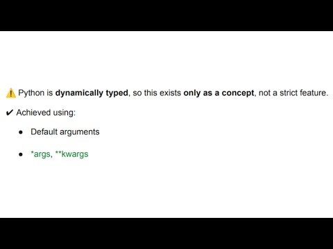 31.1 Compile-Time Polymorphism