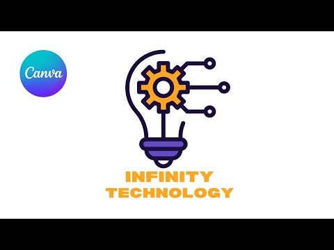 Infinity Technology Logo Design in Canva| Canva Tutorial| #canva #logodesign