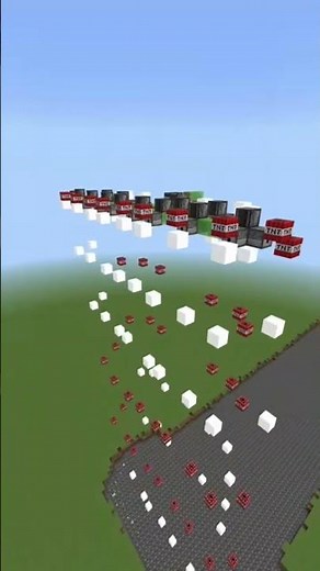 TNT Flying Machine | Minecraft Bedrock | #minecraft #gaming #bedrock