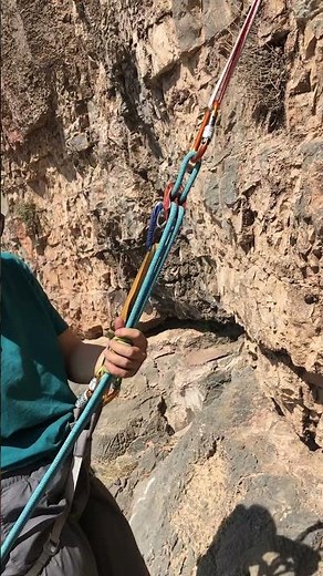 How to set up a Rappel? Advanced Rappel Techniques #abseiling #climbing