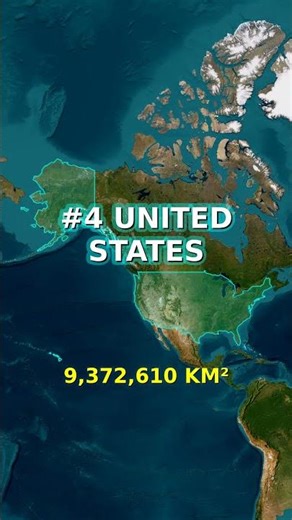 The Top 5 Largest Countries by Total Area on Earth 🌍