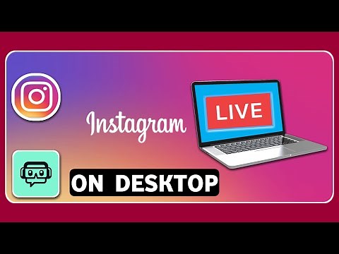 HOW TO GO LIVE ON INSTAGRAM FROM PC / DESKTOP