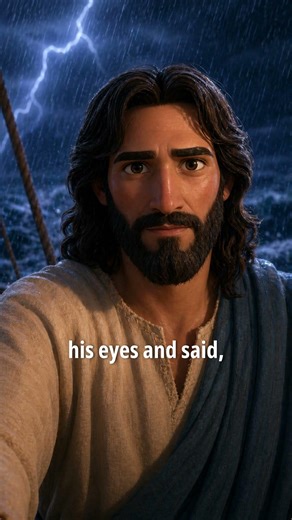 Jesus Silenced the Storm 🌊😳 Even the Wind Obeyed Him