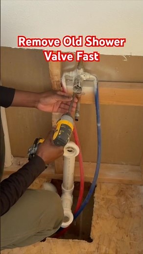 How to Remove a Shower Valve Fast! Copper & PEX Cutting Guide #Shorts