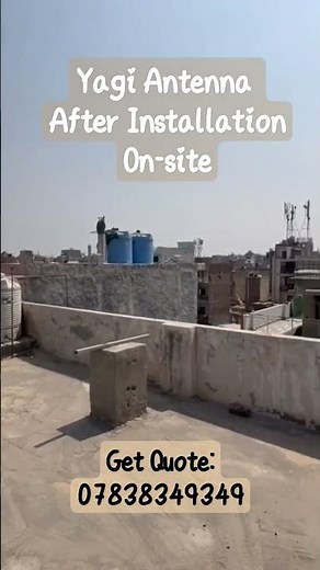 Yagi Antenna | How to install Yagi Antenna | Yagi Antenna Installation | 380-430 MHz #yagi #antenna