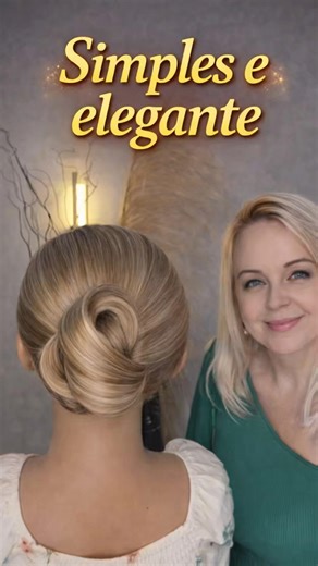👉 Simple that transforms into elegant ✨ #hairstyle #hairstyles