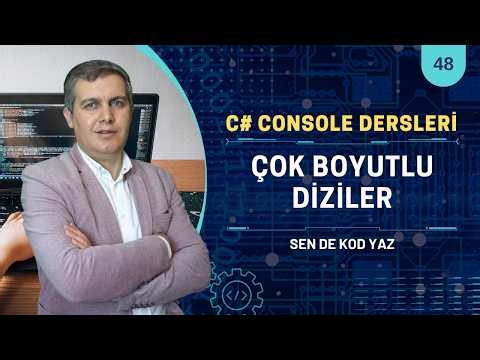C# Console Lessons 48: Multi-Dimensional Arrays and Matrices