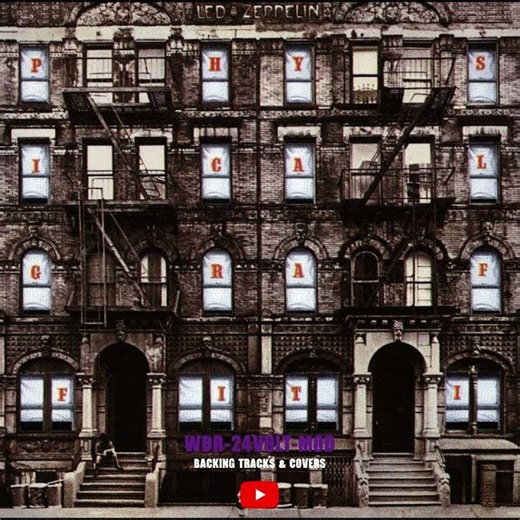 Led Zeppelin - The Wanton Song (Backing Track) No Guitar *CLIP* Full Video Attached