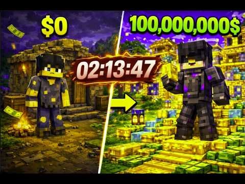I speedran 0$ to 100,000,00$ (WORLD RECORD) donutsmp