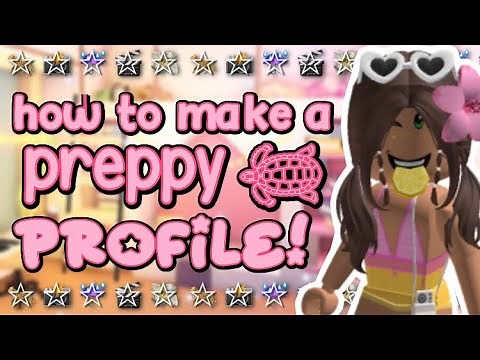 How to make a ✰ PREPPY PROFILE ✰ in Adopt Me! 🎀🐇🐣