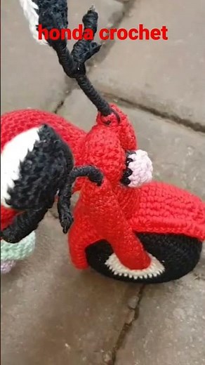 honda motorcycle crochet