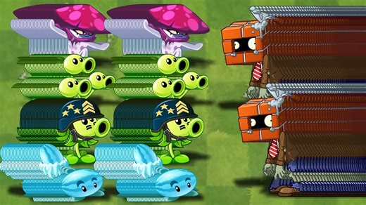 355K views · 12K reactions | PVZ 2 Challenge - 100 Plants Max Level Vs 100 Zombies Custom Speed Level 1 | Pvz Animate | Facebook