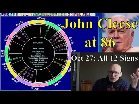 Astrology for Mon Oct 27 2025: ALL12 SIGNS, HB John Cleese