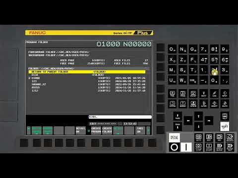New Part Program Creation in FANUC CNC