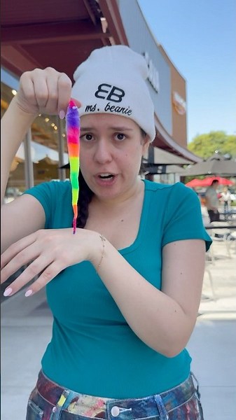 SHE THINKS MY WORM IS FAKE #msbeanie