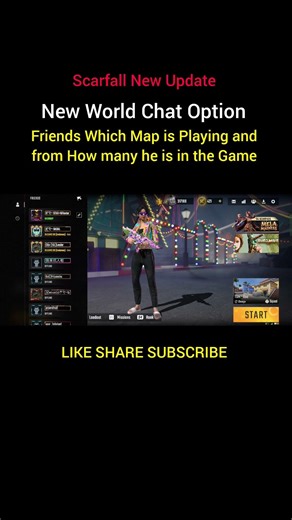 ScarFall New Update|New World Chat Option 😱#shorts #scarfall #update #worldchat