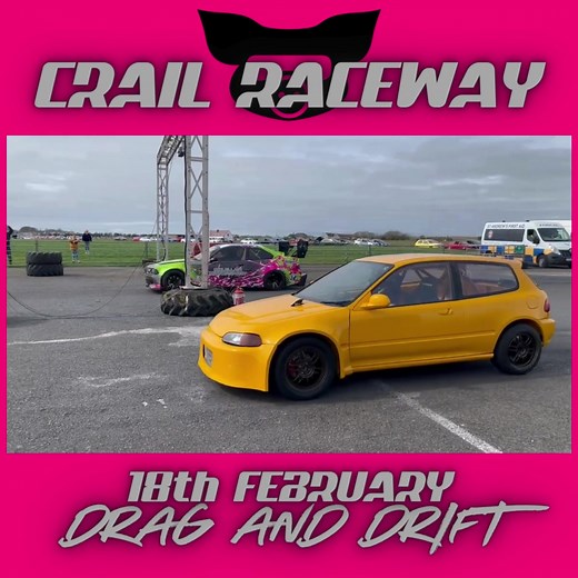 Looking forward to our first Drag & Drift of the year! Normally a quieter day so great chance to get plenty of track time in and blow the cobwebs off. After this is our first open track of the year! | Crail Raceway