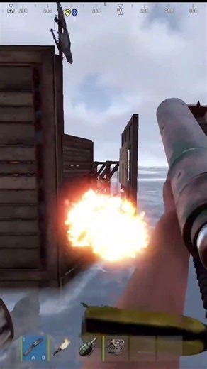 Making Plays At Oil!! #rust #shorts #gaming