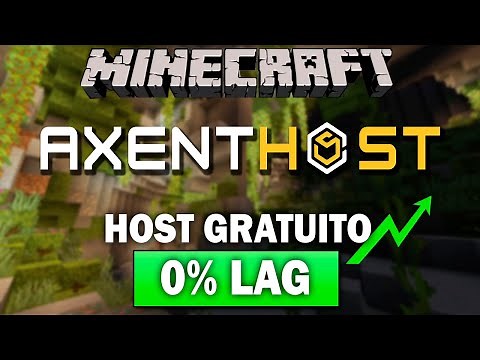 Un HOST GRATUITO con 0 LAG para crear tu SERVER de MINECRAFT - AXENTHOST