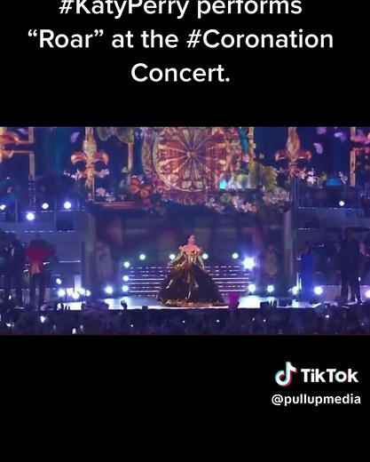 Katy Perry Roar Performance at Coronation Concert