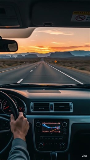 POV Road Trip Across USA 🇺🇸 | Desert Highways & Sunset Vibes | 4K Cinematic