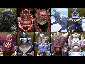 Godzilla: Unleashed - All Monster Intros (PS2)