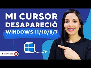 Solución mi CURSOR DESAPARECIÓ en Windows 11/10/8/7 | 🖲El puntero no se mueve 🤔