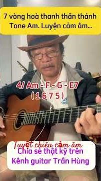 A great technique for developing ear training. Minor key. Am key…