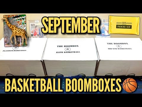 ULTRA-RARE "GIRAFFE" PULL?! 😳🔥 September's Elite, Platinum, & Mid-End Basketball Boomboxes