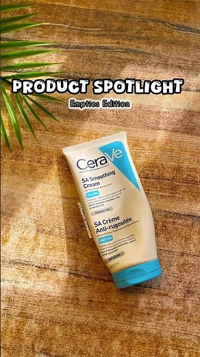 Here’s my detailed review of ‪@cerave‬ SA Smoothing Cream [177ml]🧴🩵#skincarereview #cerave