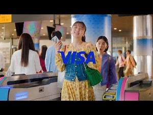 VISA CM 「タッチでゆこう、どこへでも。 モバイル」篇 15秒